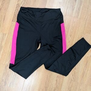 Danskin Black and Pink Leggings for Activewear